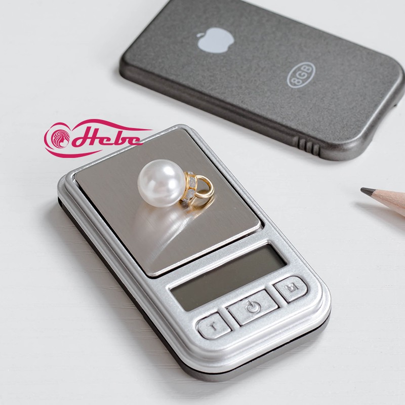 เครื่องชั่งดิจิตอล แบบพกพา 200x0.01g Mini Scale 8 GB แถมฟรีแบตเตอรี่ 1 ก้อน พร้อมถุงใส่ รุ่น SF200