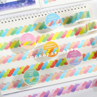 💜พรีออเดอร์💚💛 Sweet Cotton Candy Series Masking Tape