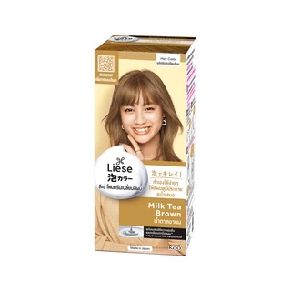 Liese Creamy Bubble Color - Milk Tea Brown ลิเซ่ ครีมมี่ บับเบิ้ล คัลเลอร์ - มิลค์ ที บราวน์