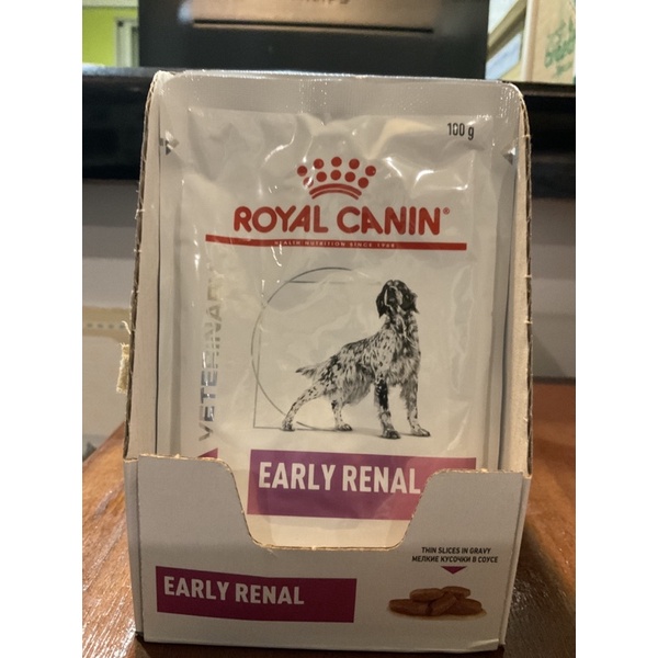 [1 ซอง] Royal Canin Early renal Dog pouch 100g อาหารเปียกแบบซองสำหรับสุนัขโรคไตเรื้อรังระยะแรก ราคา ถูกที่สุด ดีลบีเคเค แกลเลอรีภาพที่ 2