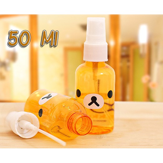 ขวดสเปรย์ลายหมีคุมะ ขนาด 50ml ชิ้นละ 10 บาท พร้อมส่ง Ohwowshop ขวดเปล่า ขวดสเปรย์ ขวดพลาสติก ป้องกันโรค