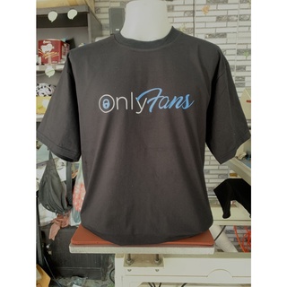 เสื้อยืด onlyfans ผ้า cotton แท้100%lสีดำ สวย เท่ ใส่สบาย