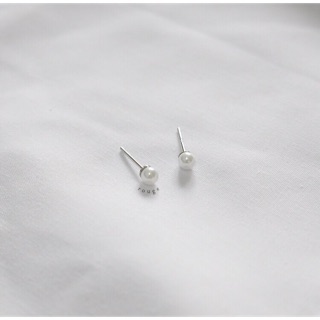 [พร้อมส่ง] ต่างหูมุกจิ๋ว mini pearl stud ✨💜Silver 925 ไม่แพ้ ไม่คัน