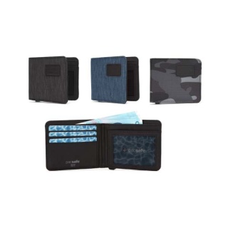 Pacsafe RFIDSAFE RFID BLOCKING BIFOLD WALLET ANTI-THEFT กระเป๋ากันขโมย กระเป๋าสตางค์