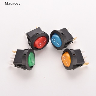 Maurcey สวิตช์เปิด ปิด จุดไฟ LED 12V 16A SPST สําหรับเรือ รถยนต์