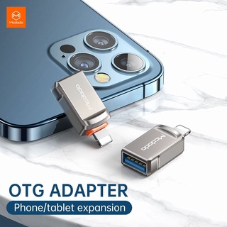 Mcdodo หัวแปลงUSB to ip. รองรับ OTG การโอนถ่ายข้อมูลเข้าflash drive และรองรับการใช้เมาส์ และคีย์บอร์ด