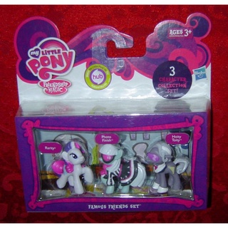 Hasbro 4 cm My Little Pony Mini Figure 3 in 1 Set PONY Famous Friends SET