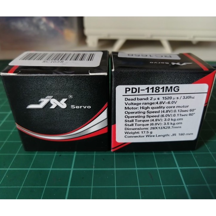 JX Servo PDI-1181MG 18g 3.5KG เกียร์โลหะ Digital Core Servo PDI 181 MG สําหรับ MN99s WPL C14 WPL C24 wltoys 144001 Wltoys 124019