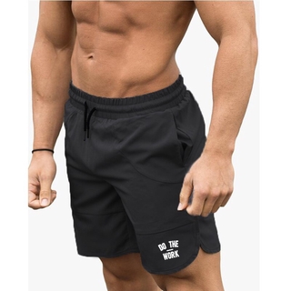 Mens Workout Mesh Bodybuilding Training Fashion Brand Gym Breathable Muscle Fitness Running Comfortable Plus Size Sports Shorts