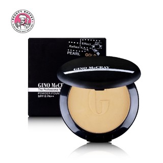 GINO McCRAY THE PROFESSIONAL MAKE UP POWDER FOUNDATION SPF15 PA++ แป้งทองคำ พาวเดอร์ฟาวน์เดชั่น