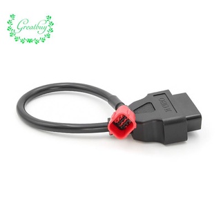 อะแดปเตอร์ 6 To 16 Pin Obd อุปกรณ์เสริมสําหรับ Honda Yamaha Suzuki Benelli