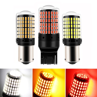 หลอดไฟแคนบัส LED BAY15D 144smd 1156 BA15S P21W BAU15S PY21W T20 7440 W21W P21 5W 1157 สำหรับไฟเลี้ยว 12V 1 ชิ้น