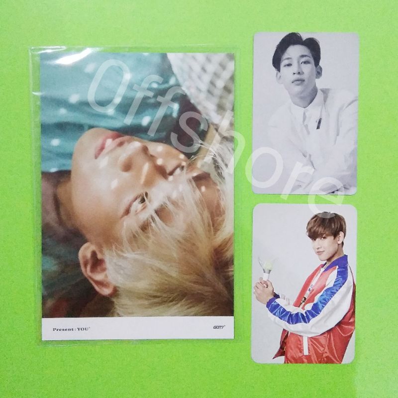 GOT7 BamBam ปัจจุบันคุณ Keep Spinning Fly Concert Aong Photocard Trading Lyrical Card