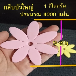 บัวกลม สีอ่อน ดอกบัวบาน ดอกใหญ่ กลีบทำดอกไม้จันทน์ อุปกรณ์ดอกไม้จันทน์ พร้อมส่ง