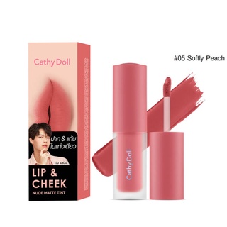 CATHY DOLL ลิปแอนด์ชีคนู้ดแมทท์ทินท์ 3.5G