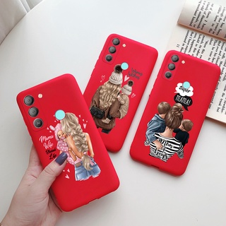 Tecno Pop 5 LTE เคส Super Mom Baby Fashion Girls Soft Silicone Matte Cover Tecno Pop 5 LTE Pop5 LTE เคสโทรศัพท์