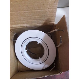 โคมดาวน์ไลท์แบบขอบกลม/เหลี่ยมขนาดเล็กฝังฝ้าพร้อมขั้ว12v