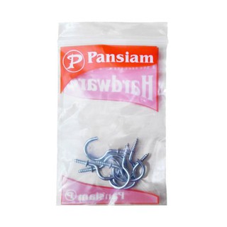 PANSIAM ตะขอตัวซี รุ่น SC-114 ขนาด 1-1/4 นิ้ว (แพ็ค 10 ตัว) สีนิกเกิล