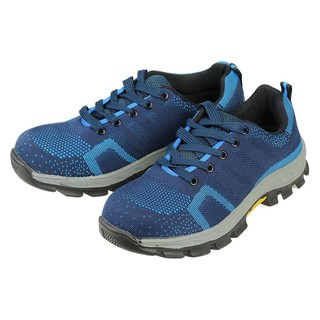 รองเท้านิรภัย Hand tools พื้นยาง เบอร์ 42 สีน้ำเงิน SAFETY SHOES LJ1760 NO.42 BLUE