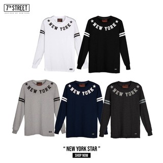 เสื้อยืดแขนยาว 7thStreet (ลาย NEW YORK STAR ) รุ่น LRZS พร้อมส่ง ของแท้100%