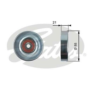 ลูกรอกสายพานหน้าเครื่อง TOYOTA AVANZA F601 1.3 2002- F651 1.3 2011- BB 2005- K3 K3-VE K3-DE 1.3 1SZ 1.0 88MM GATES / INA