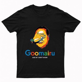 เสื้อยืดคอกลมสกรีน GooMaiRu กูไม่รู้ T-shirtโลโก้สีสด ผ้า cotton100 แดง เหลือง ขาว ดำ เก็บปลายทาง ถูกที่สุด