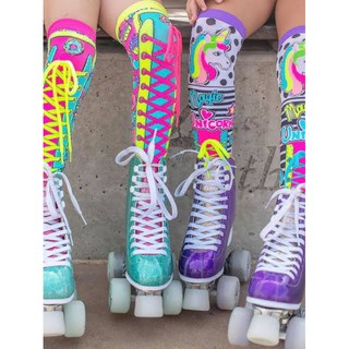 Crazy skate Roller Skate Disco Glam Purple