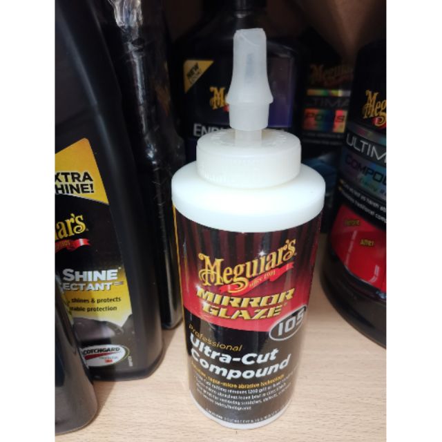 Meguiars Mirror Glaze Ultra Cut Compound M205 250ml ในเครื่องจ่ายทําความสะอาดตัวเอง