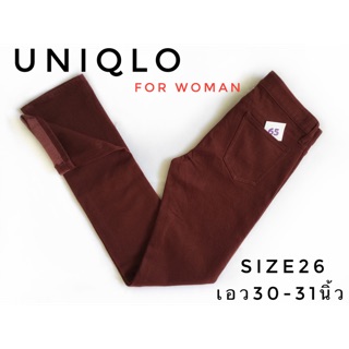 กางเกงยีนส์ Uniqlo ผ้ายืด เอว30-31