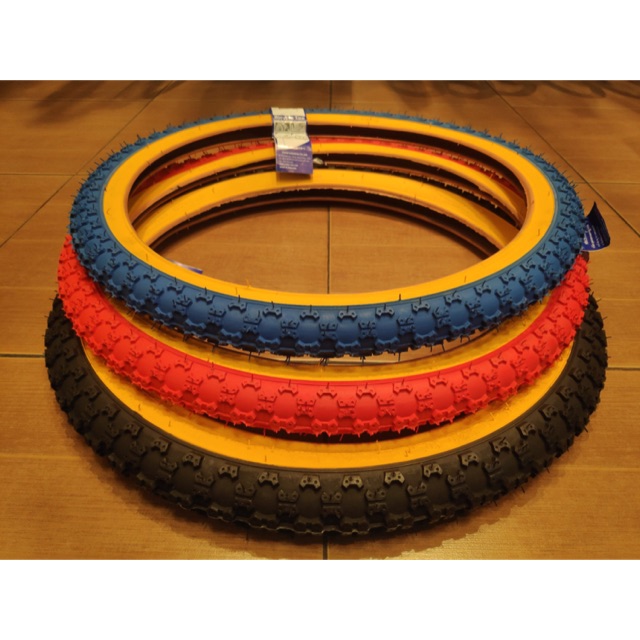 ยางนอกจักรยาน camel ขอบแก้วหน้าสี ขนาด 16x1.75 20x1.75 20x2.125 ราคาเส้นละ