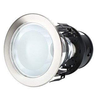 Downlight DOWNLIGHT BEC 2424/SATIN CHROME ALUMINIUM BASIC SILVER 4" ROUND Neon track downlight Light bulb โคมไฟดาวน์ไลท์