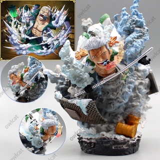 โมเดลวันพีช Smoker 13cm (Punk Hazard Arc Ver.) G-5 Marines the White Hunter GK Scene Restoration Vice Admiral One Piece Figure Packed in Box Pvc Figures