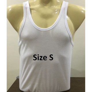 เสื้อกล้าม​ สีขาว​ size S