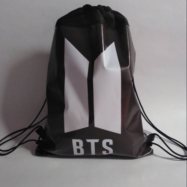 กระเป๋าหูรูดโลโก้ Bts