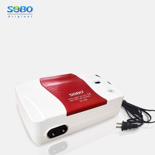 SOBO AP1000 ปั๊มลม มีแบตเตอรี่ในตัว ปั๊มออกซิเจน AC/DC Air Pump