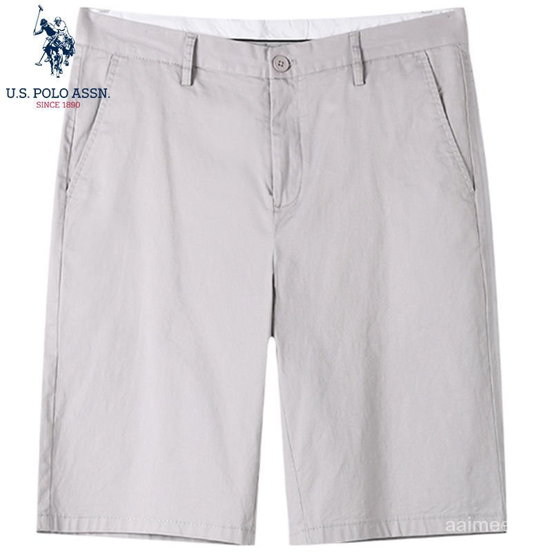 USPOLOASSNกางเกงขาสั้นผู้ชายฤดูร้อนของผู้ชายสบายๆห้ากางเกงแนวโน้มกางเกงเกาหลีกางเกงหลวมหลาใหญ่