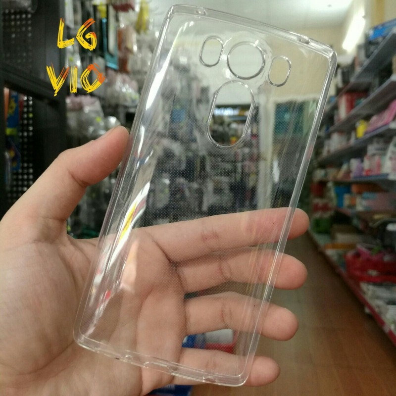 เคสซิลิโคนแบบยืดหยุ่นใสสําหรับ LG V10