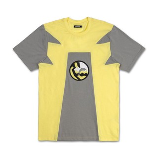 SLUM LTD - PINK DOLPHIN RARE BLOCK TEE Yellow