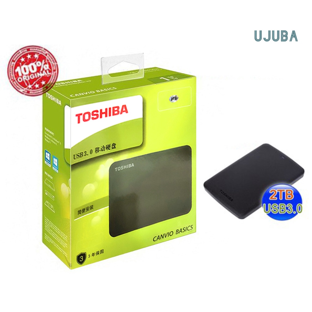 COD TOSHIBA 500GB/1TB/2TB High Speed USB 3.0 External Hard Disk Drive for PC Laptop