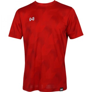 WARRIX SPORT เสื้อฟุตบอลคอกลมแขนสั้น WA-1570 (MM แดงเลือดหมู)