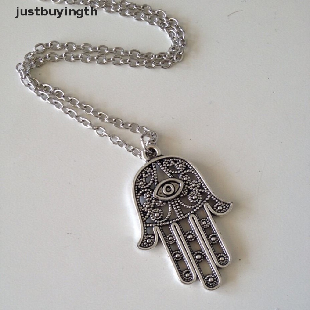 [JBTH] สร้อยคอโซ่ จี้สัญลักษณ์ Hamsa Fatima Hand Evil Eye นําโชค [JB]