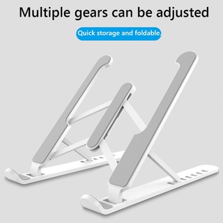 7 Holes Adjustable Laptop Stand for MacBook Under 11-17&amp;#39;&amp;#39; Notebook Foldable Stand ABS Lightweight Bracket Laptop