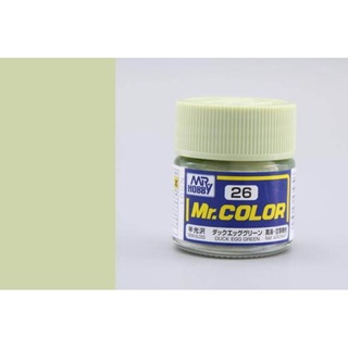 สีสูตรทินเนอร์ Mr.Color C26 duck egg green