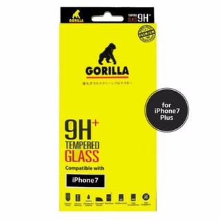 GORILLA Premium Tempered Glass กระจกนิรภัย เกรดพรีเมี่ยม แบบใสไม่เต็มจอ สำหรับ iPhone 7/7 Plus (Clear)