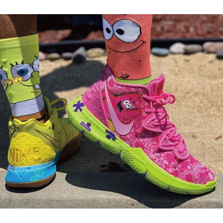 kyrie spongebob kids shoes