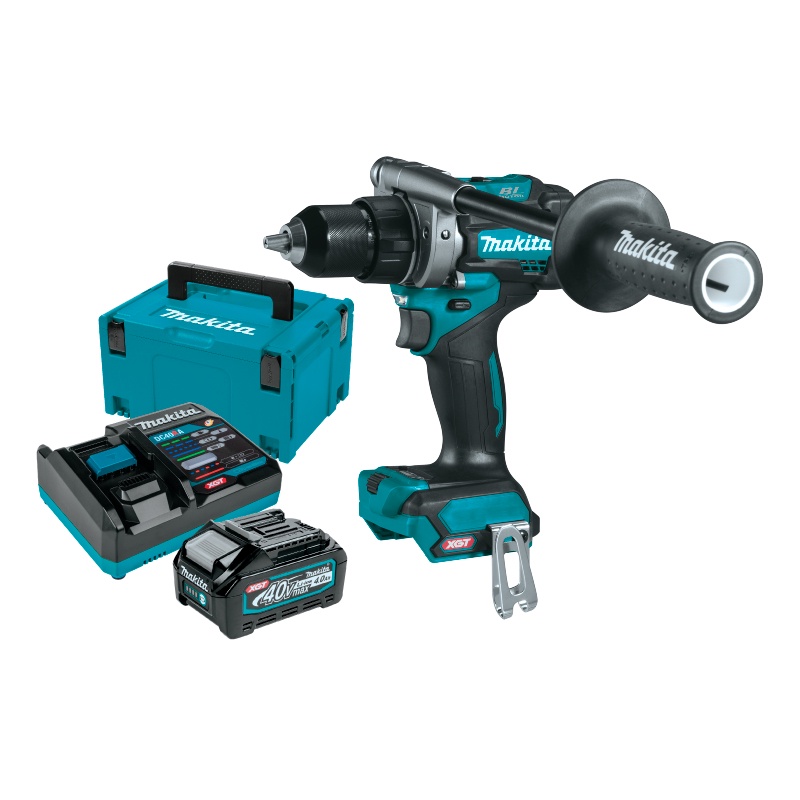 [คอมโบเซ็ต] MAKITA DF001GM101 : สว่านเจาะไร้สาย 40Vmax (Battery 4.0Ah)