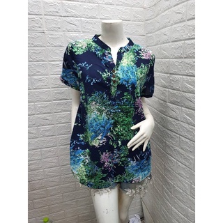 เสื้อผู้หญิงเสื้อผ้าสปันแขนสั้น อก44