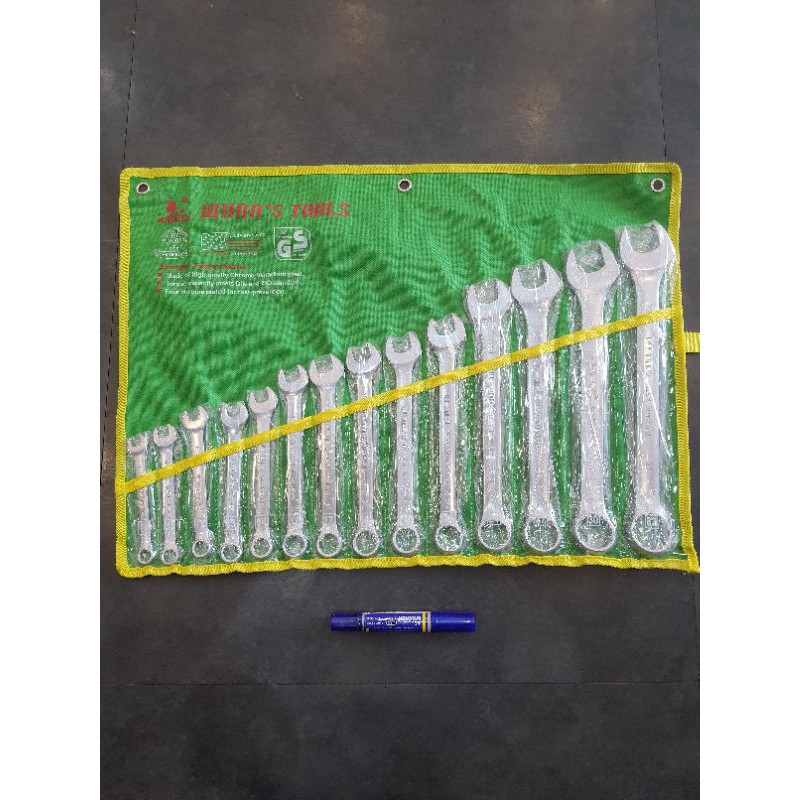 ประแจแหวนปากตาย WYNN'S  (10-32)  14pcs