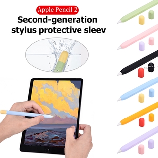 เคสแท็บเล็ต ซิลิโคนนุ่ม แบบพกพา สําหรับ Apple Pencil 2nd