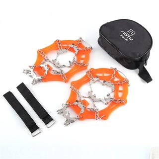 19 Teeth Anti-skid Climbing Crampons Footwear Ice Traction Safe For Hiking QKC311